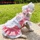 thumbnail image 5 of 1 Uds. Traje de sirvienta para padres e hijos mascota gato perro suministros de ropa de primavera y verano puede colgar la falda de perro que camina de tracción MFZFUKR BST3055822-3, 5 of 6