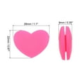 thumbnail image 2 of Uxcell Tennis Racket Dampeners, 20 Pcs Tennis Dampeners, Light Pink, Fluorescent Pink, 2 of 6