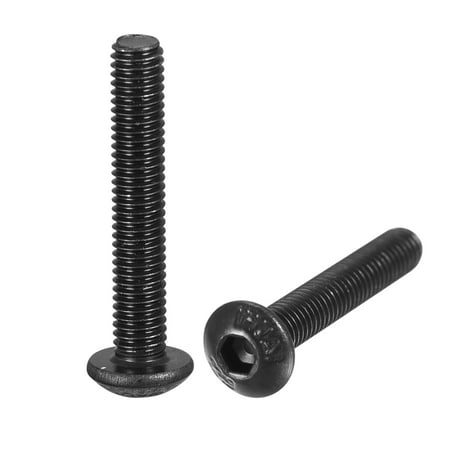 

Uxcell M3x18mm Hex Socket Button Head Cap Bolts Screws Alloy Steel Black 50 Pack