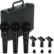Behringer ULTRAVOICE XM1800S 3 Dynamic Cardioid Vocal and Instrument Microphones (Set of 3)
