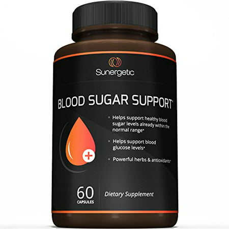 Prime Blood Sugar Supplément de soutien - Aide de soutien en santé sucre dans le sang et la glycémie niveaux- Comprend le melon amer, Vanadium, chrome, mûrier blanc, cannelle, et l'acide alpha lipoïque - 60 Capsules