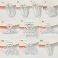 thumbnail image 6 of ZPAQI Set of 10 Clear Hair Grips Clear Acrylic Hair Grips DIY Hair Accessories, 6 of 21