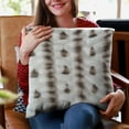 thumbnail image 5 of Plutus Brands Creamy Fluffy Bunni Animal Faux Fur Luxury Throw Pillow, 5 of 5