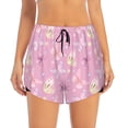 thumbnail image 4 of Lsque Butterfly 1 Printed Women's Running Shorts with Liner Pockets,Elastic Quick Dry Workout Athletic Gym Yoga Shorts,Womens High Waist Shorts-Small, 4 of 9