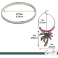 thumbnail image 5 of Servette Home Metal Glass Markers Tags - 6 Wine Glass Charms with Wine Bottle Ring, 5 of 5