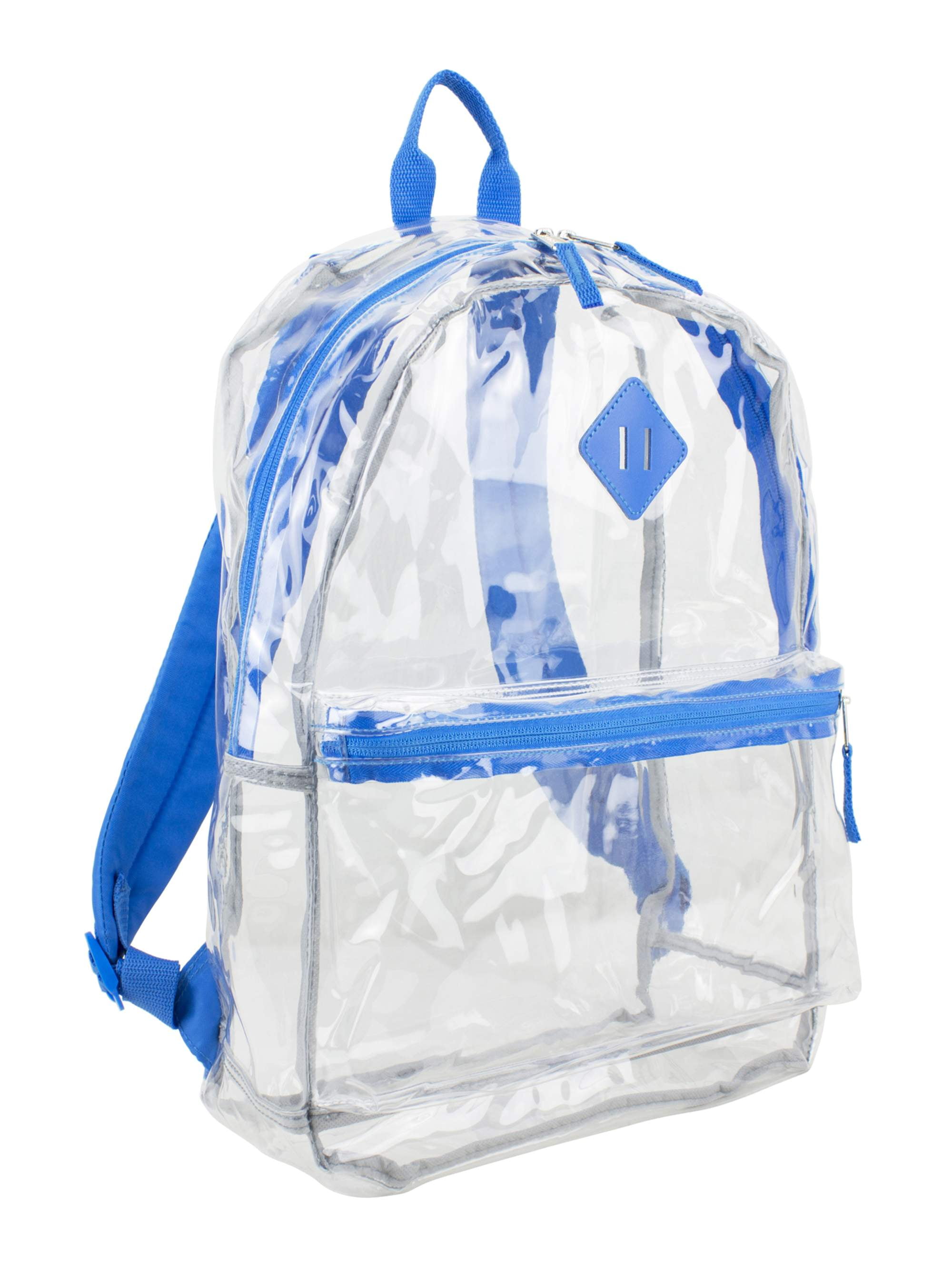 Clear Backpack with Front Pocket, Adjustable Straps and Lash Tab ...