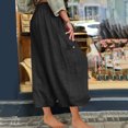 thumbnail image 4 of ABATAB Women Capri Pants Summer Casual Low Waisted Crop Trousers Baggy Beach Vacation Lantern Harem Capris, 4 of 7