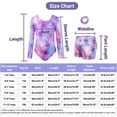 thumbnail image 7 of Vine Girls Gymnastics Leotards,Long Sleeve Sparkly Dancing Ballet Gymnastics Athletic Outfit, 3 Pieces Set Kids Biketards Unitards with Shorts and Scrunchies for 3-12 Years, 7 of 7