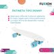 thumbnail image 3 of Patineta de Skateboard Fuxion Toys para Niños Tipo Penny Blanco Unitalla, 3 of 12