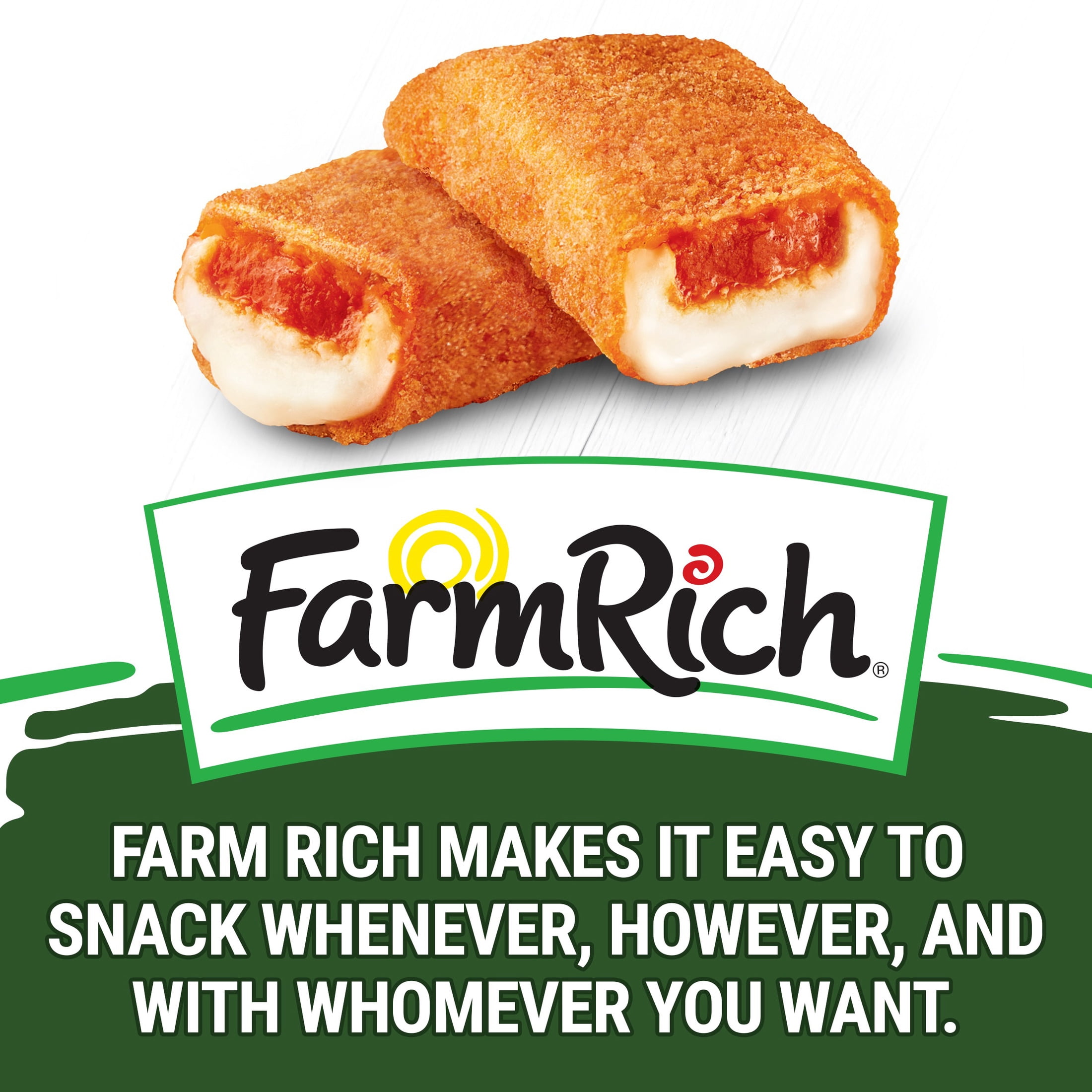 Farm Rich Stuffed Buffalo Cruncher, 18oz (Frozen Snacks and Appetizers)