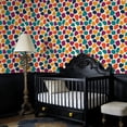 thumbnail image 4 of Retro Peel and Stick Wallpaper bold Modern Leopard Print Smooth Blobs Wall Mural 17.7in x 9.8ft Self Adhesive Removable Wall Paper Renter Friendly Wallpaper for Bedroom Dressing Room Salon, 4 of 8