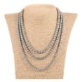 thumbnail image 2 of Collar de moda, pulsera, diamante, oro, plata, cadena de garra cuadrada, collar de diamantes de imitación, 2 of 6