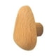 thumbnail image 2 of Percha de madera para armario con gancho de madera para montar en la pared, percha decorativa rústica, percha de madera para sala de estar, hogar, Triángulo, 2 of 9