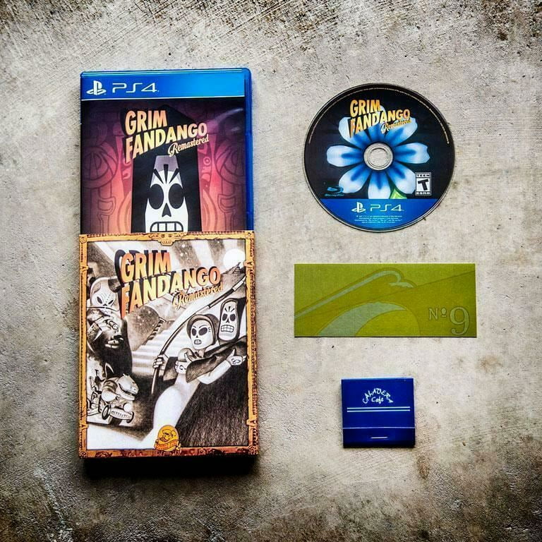 Grim Fandango Remastered Sony Playstation 4, PS4, iam8bit, online Sealed w/ Slipcover