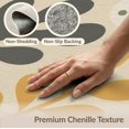 thumbnail image 6 of ODIKA 4'x6' Earthy Tones Mid-Century Modern Design Washable Area Rug Abstract Botanical Pattern with Retro Flair for Home Office, Under Desk, Non-Slip Chair-Friendly, Flatwoven, 6 of 7