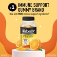 thumbnail image 2 of Airborne Zesty Orange Flavored Gummies, 63 count - 750mg of Vitamin C and Minerals & Herbs Immune Support (Packaging May Vary), 2 of 12