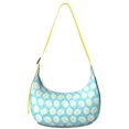 thumbnail image 1 of Lightweight Hobo Bag with Daisy Floral Design Adjustable Strap Smooth Zipper Nylon Material Suitable for Daily Use and Outdoor Activities, 1 of 5