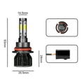 thumbnail image 3 of RXTSQI 9007 HB5 Led Headlight Bulbs 10000LM 6000K White Halogen Replacement,Pack of 2,k9, 3 of 9