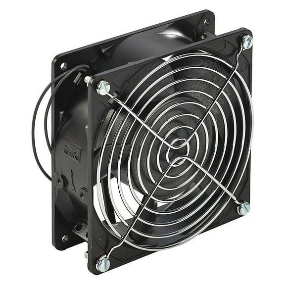 Nvent Hoffman Axial Fan, Square, 115V AC, Cast Aluminum, 4 5/8 in W. A4AXFN