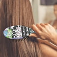 thumbnail image 3 of Cute Cow Lovers Hair Brush - Smoothing Detangler Brush for Long Hair, Scalp Massage & Frizz Control, Durable Design (Black and White Cow Print), 3 of 3