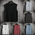 thumbnail image 4 of Mens Sleeveless Muscle Tee Solid Blank Tank T Shirt Hot Summer Gym Top, 4 of 7