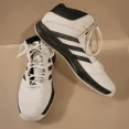 thumbnail image 2 of Ad-id-as Mens Isolation 2 C75914 White Blk Stripe Basketball Sneakers Size 14, 2 of 6