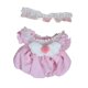 thumbnail image 1 of Vestido de princesa para muñeca de peluche, mono de muñeca, falda con mangas abullonadas, crea tus propias muñecas Rosa, 1 of 9