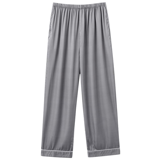 Timegard Pantalons de Pyjama pour Femmes Amples Légers Taille Élastique Pantalons de Pyjama Décontractés Fins Confortables