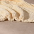 thumbnail image 6 of Skegnu Soft Fleece Throw Blanket for Couch, 50x40 Inches Lightweight & Warm, reversible Microfiber Blanket for Bed, Sofa, Travel, Machine Washable, Beige/Black/White, 6 of 9
