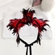 thumbnail image 5 of Bufanda Victoriana Macarena Capa de Fiesta de Halloween Cuello Gótico Rojo, 5 of 8
