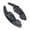 Black, variant on Lightweight Aluminum Steering Wheel Larger Paddle Shifter Replacement Easy Installation Suitable for Automotives-