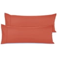 thumbnail image 1 of Nestl Body Pillow Case, Microfiber Body Pillow Covers, Body Pillowcase Size (20"x54"), Set of 2, Misty Rose, 1 of 4