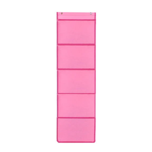Classroom Storage Bag Pocket Chart Haning Wall File for Kindergartens Cards Homework Drawing Picture Display