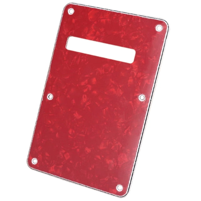 Placa trasera de guitarra Toystoory 2 piezas resistente al desgaste Tremolo cubierta trasera Scratchplate con 6 tornillos accesorios Type3 NO3
