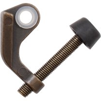 Door Protector Hinge Pin Door Stop with Colored Tips, Antique Brass by Stone Harbor Hardware