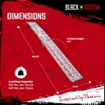 thumbnail image 3 of Black Widow AFP-9012 Single Runner Motorcycle Ramp – Finger-Style Lip, Plate Surface, 3 of 13