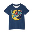thumbnail image 3 of Agkizg Toddler Baby Boys and Girls Summer Tops,Short Sleeve T-shirt for Kids,Shirts for Kids Short Sleeve Graphic T-Shirt Round Neck Crop Top for 3-14 Years Girls and Boy T-Shirt Tee, 3 of 4