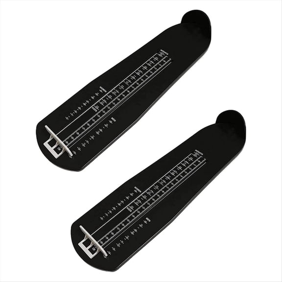 Rollbacks & More Shoe Measurement Foot Size Measuring Device Plastic Adult Men's and Women's Size, 2PCS