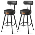 thumbnail image 1 of Taburetes de bar VASAGLE EKHO Collection, juego de 2 unidades, color negro, 1 of 8