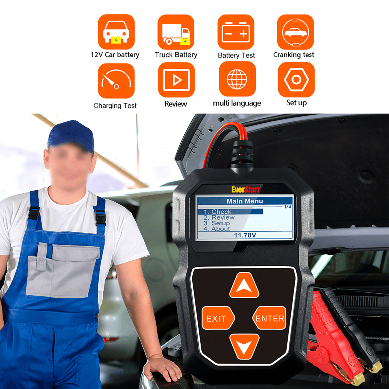 EverStart 12V Digital Battery Tester / Analyzer
