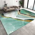 thumbnail image 3 of Green Golden Mountains Wild Goose Area Carpet, Ink Texture Chinese Style Art Printed Rugs, Comfortable Soft Breathable with Non-Slip Backing for Living Room Bedroom Study Office5 x 6ft, 3 of 7