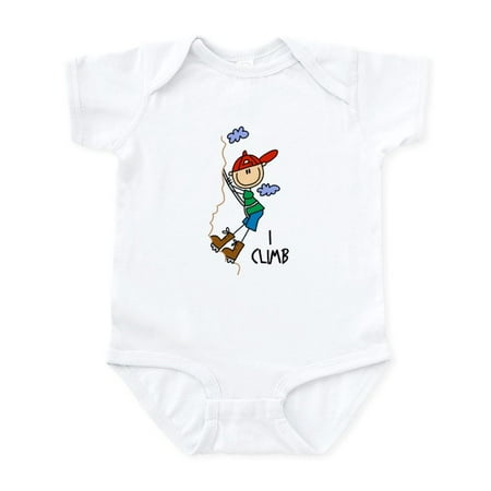 

CafePress - I Climb Infant Bodysuit - Baby Light Bodysuit Size Newborn - 24 Months