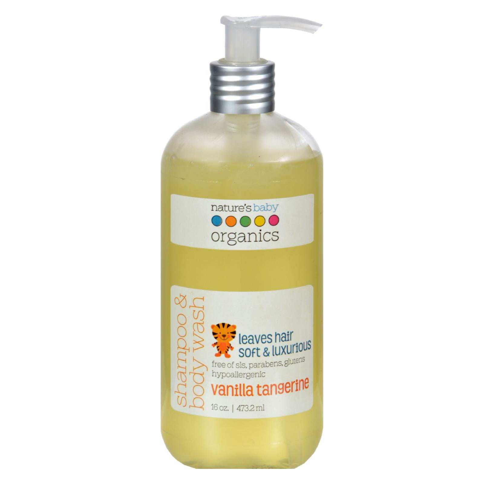 Nature's Baby Organics Shampoo and Body Wash Vanilla Tangerine 16 fl