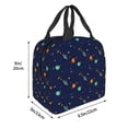 thumbnail image 3 of Sikiie Space Galaxy Lunch Bag for Women & Men Adult Insulated Lunch Box, Food Lunch Containers Lunch Tote Bags for Work, Travel, Outdoor, 3 of 8