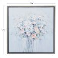 thumbnail image 3 of 24" x 24" Handmade Bouquet Floral Framed Wall Art with Silver Frame, by DecMode, 3 of 8