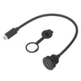 thumbnail image 2 of Cable USB C Macho A Hembra, Cable Adaptador Tipo C 3,1, Conector Fijo De Rosca, 30cm PD 60W, Carga Rápida Para Coche, Camión, Barco, 2 of 7