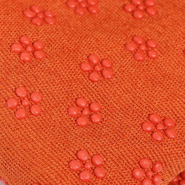 BEADCEST 1pc Exercise Mats for Home Workout in Orange with Wear Resistant Features