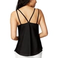 thumbnail image 2 of Rachel Roy Womens Erica Satin Tank Top, Black, Small, 2 of 3
