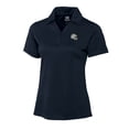 thumbnail image 2 of Women's Cutter & Buck  Navy Los Angeles Chargers Helmet Logo CB DryTec Genre Textured Solid Polo, 2 of 3