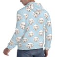 thumbnail image 6 of Lsque Dog Pattern Casual Men's Hoodie,Hooded Sweatshirt with Kangaroo Pocket,Pullover Hoodie-Large, 6 of 7